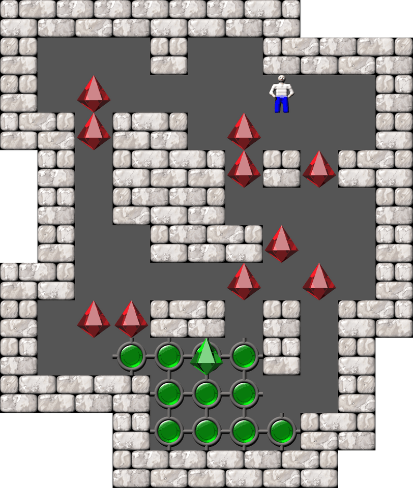 Sokoban Mass Remodel level 569